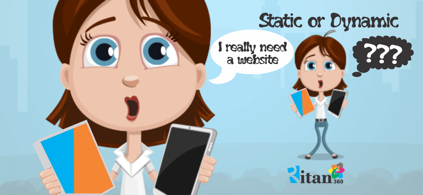 Static or Dynamic website Ritan360 Technologies